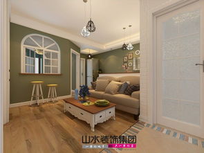 安糧城市廣場(chǎng)60平米美式風(fēng)格室內(nèi)外裝飾工程設(shè)計(jì)方案